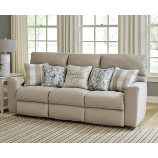 Lewen leather power online reclining sectional